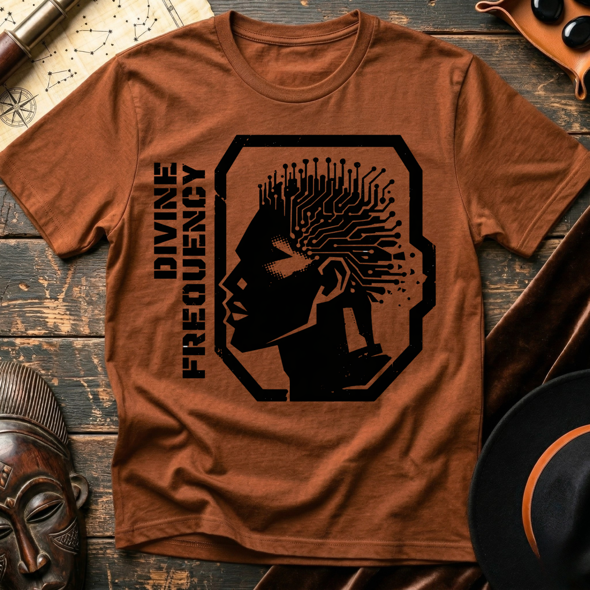 Divine Freq Silhouette T-Shirt