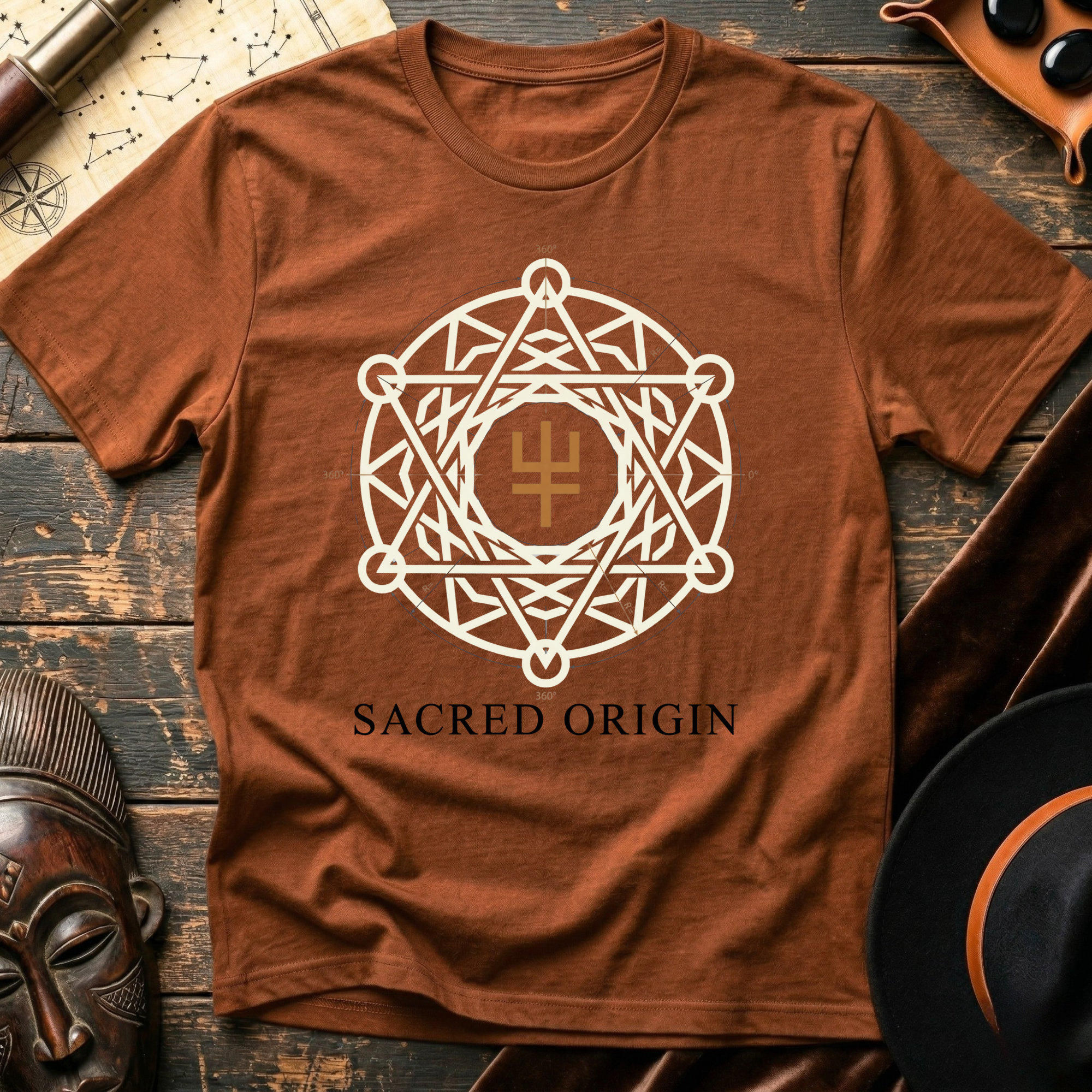 Sacred Origin Cream T-Shirt