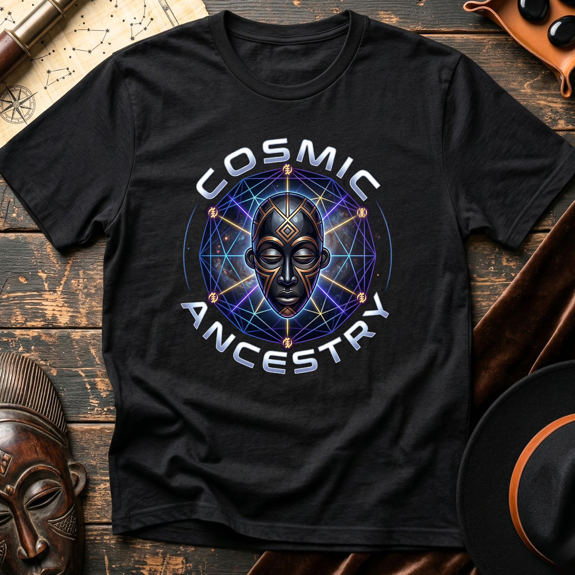 Mask of Cosmic Ancestry T-Shirt