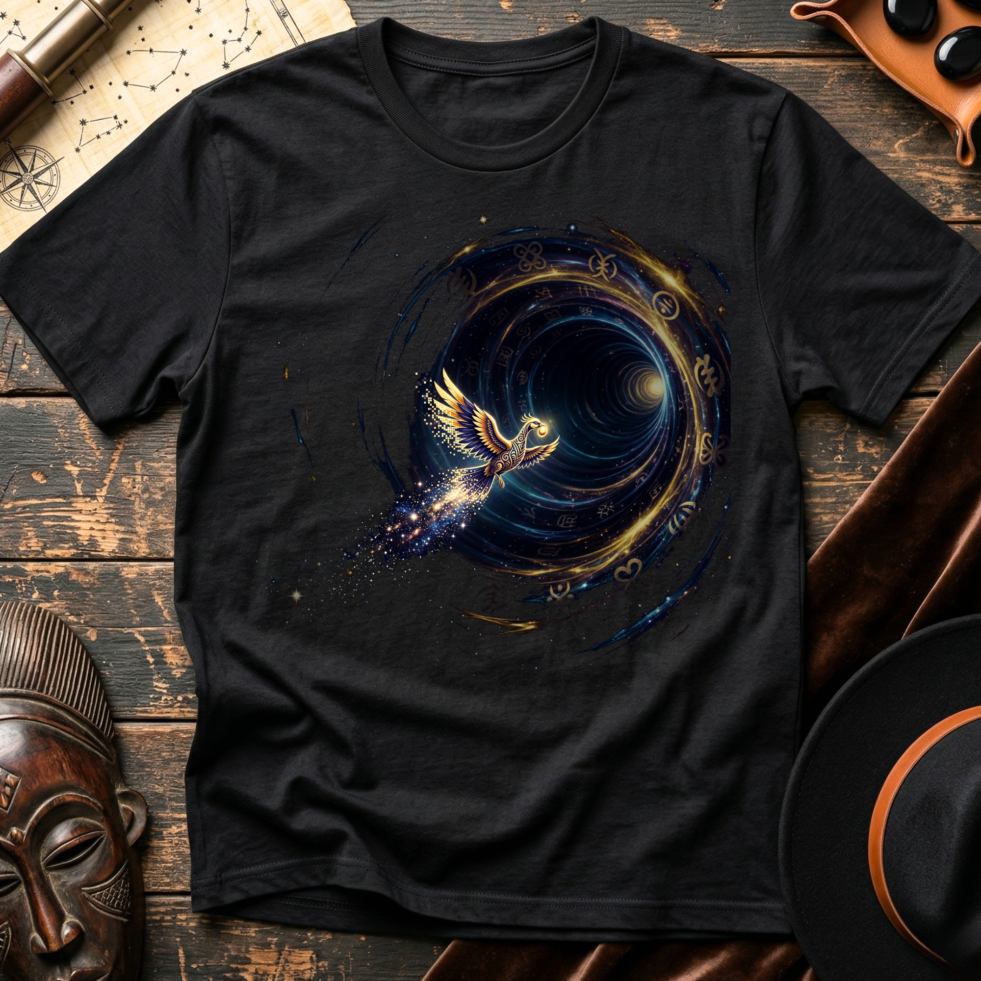 Sankofa in Flight T-Shirt
