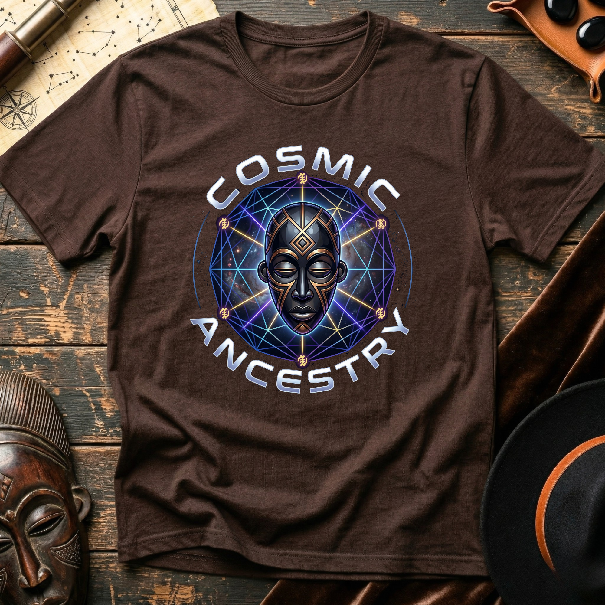 Mask of Cosmic Ancestry T-Shirt