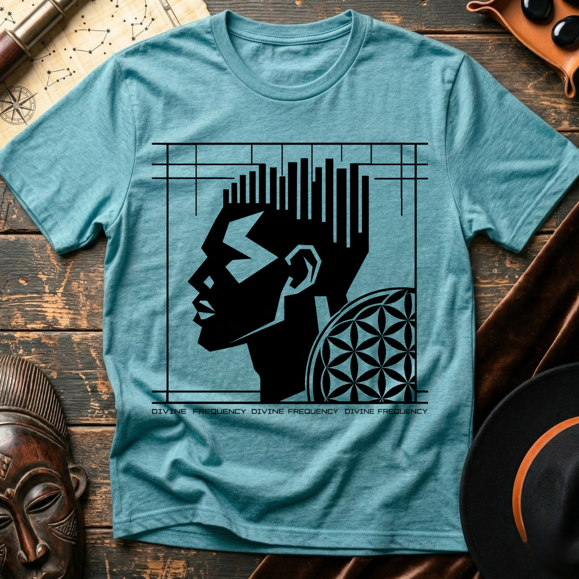 Divine Freq Geometric T-Shirt