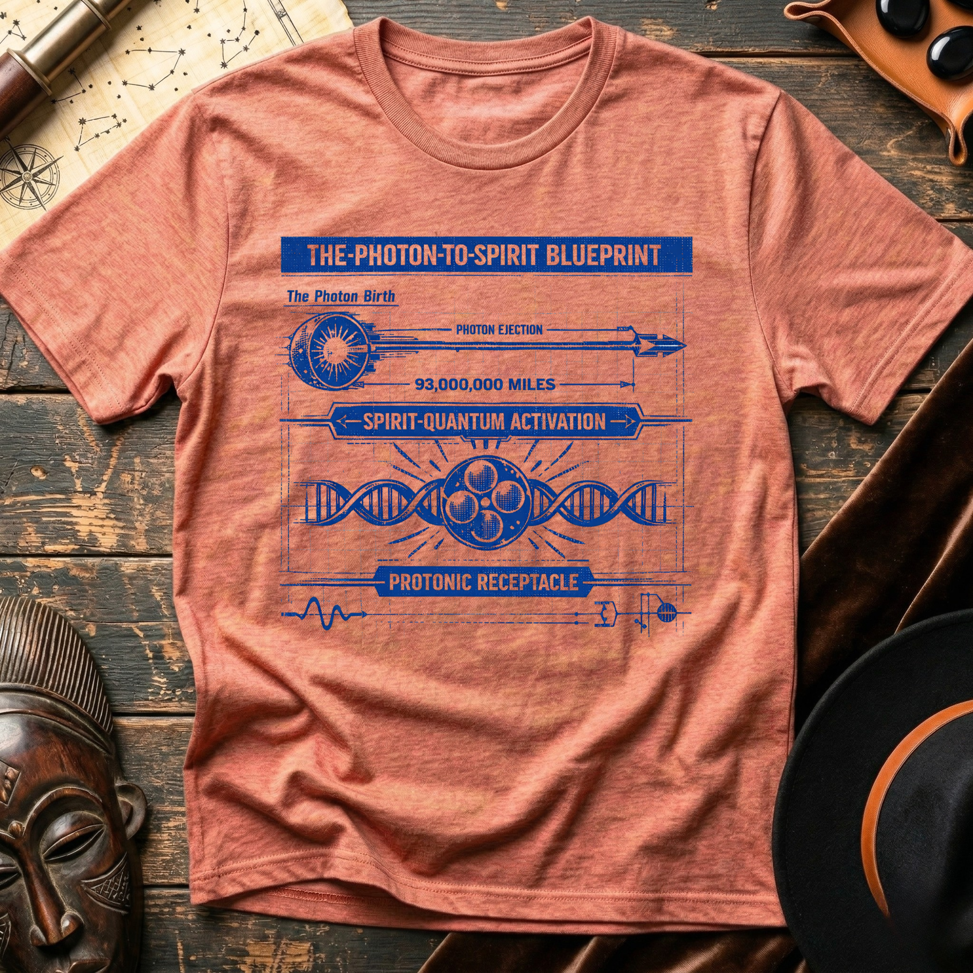 Photon to Spirit Blueprint T-Shirt