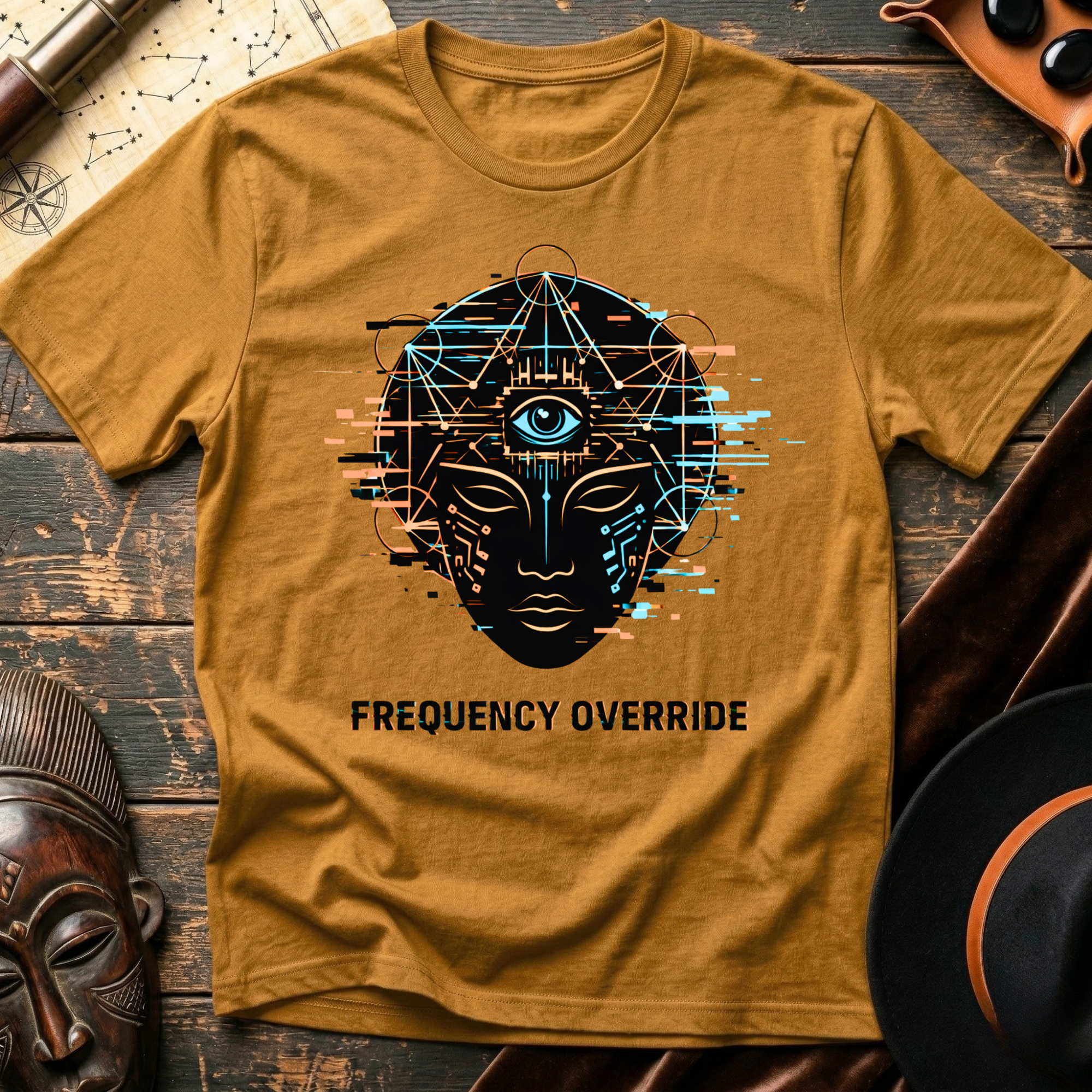 Frequency Override Mask T-Shirt