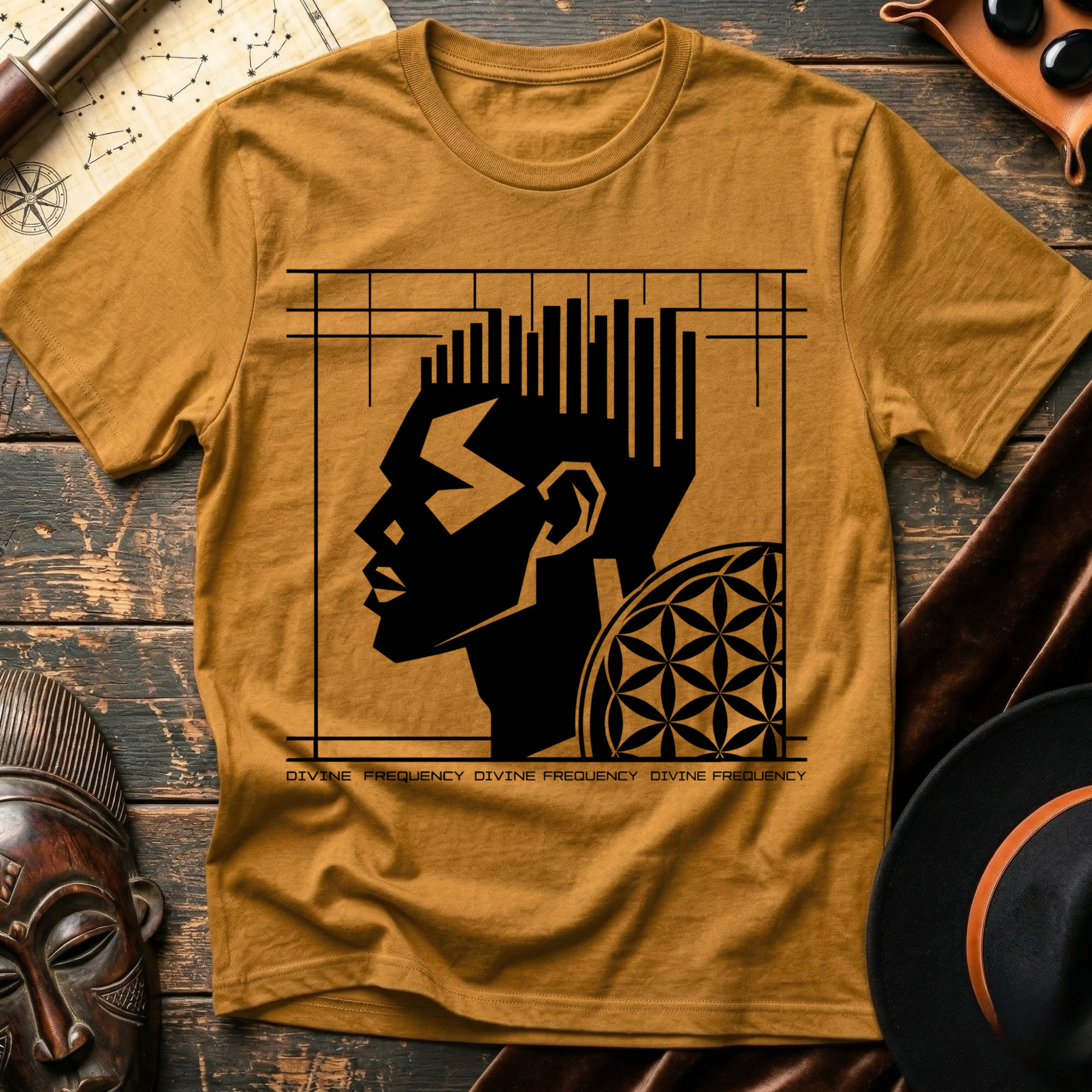 Divine Freq Geometric T-Shirt