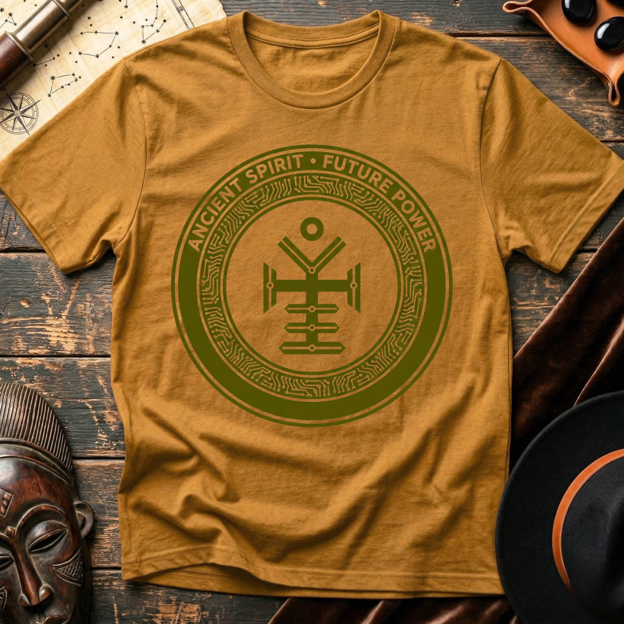 Ancient Spirit Green T-Shirt