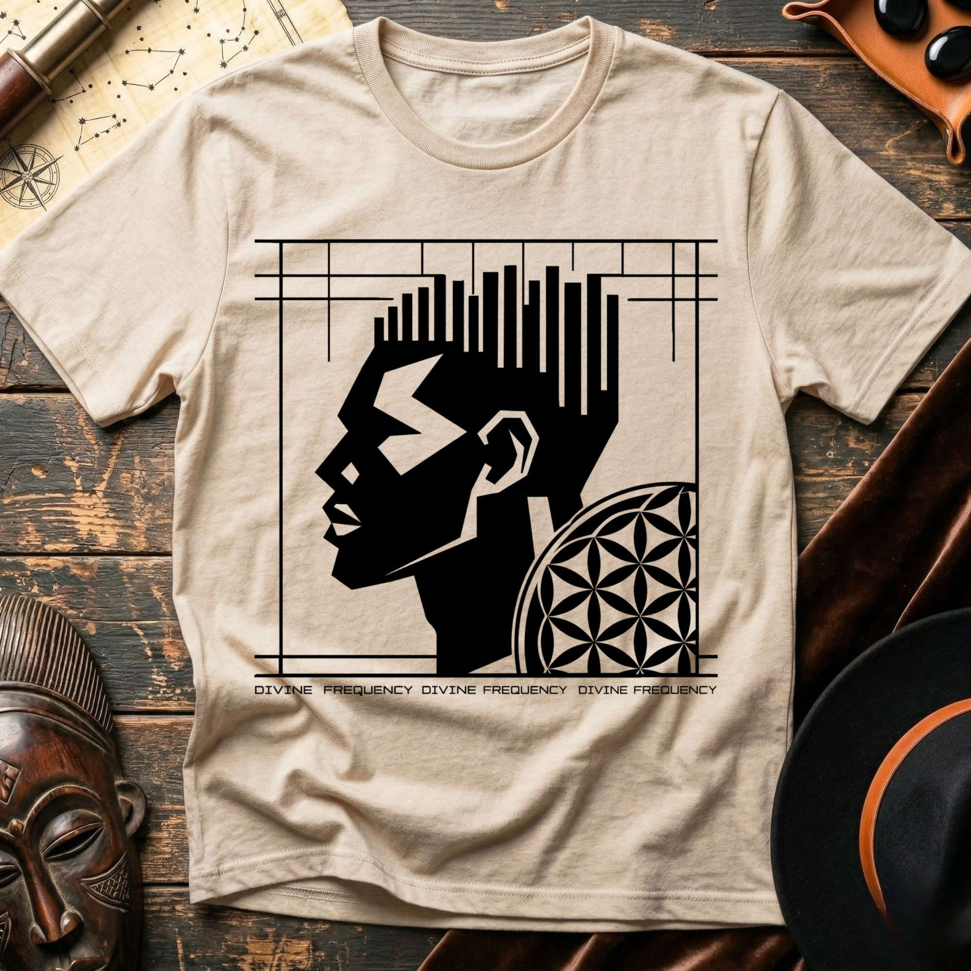 Divine Freq Geometric T-Shirt