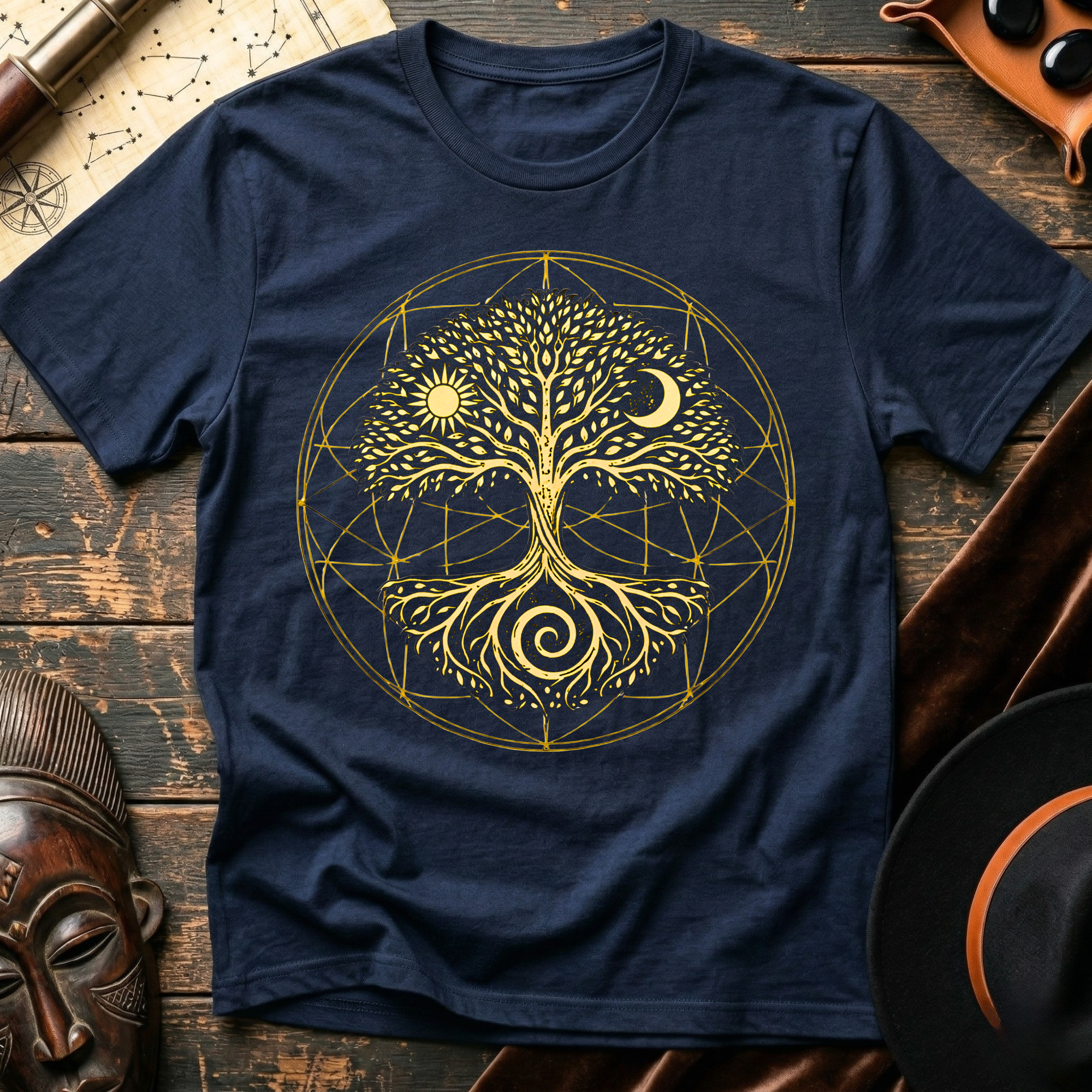 Root, Sun, Moon, Tree T-Shirt