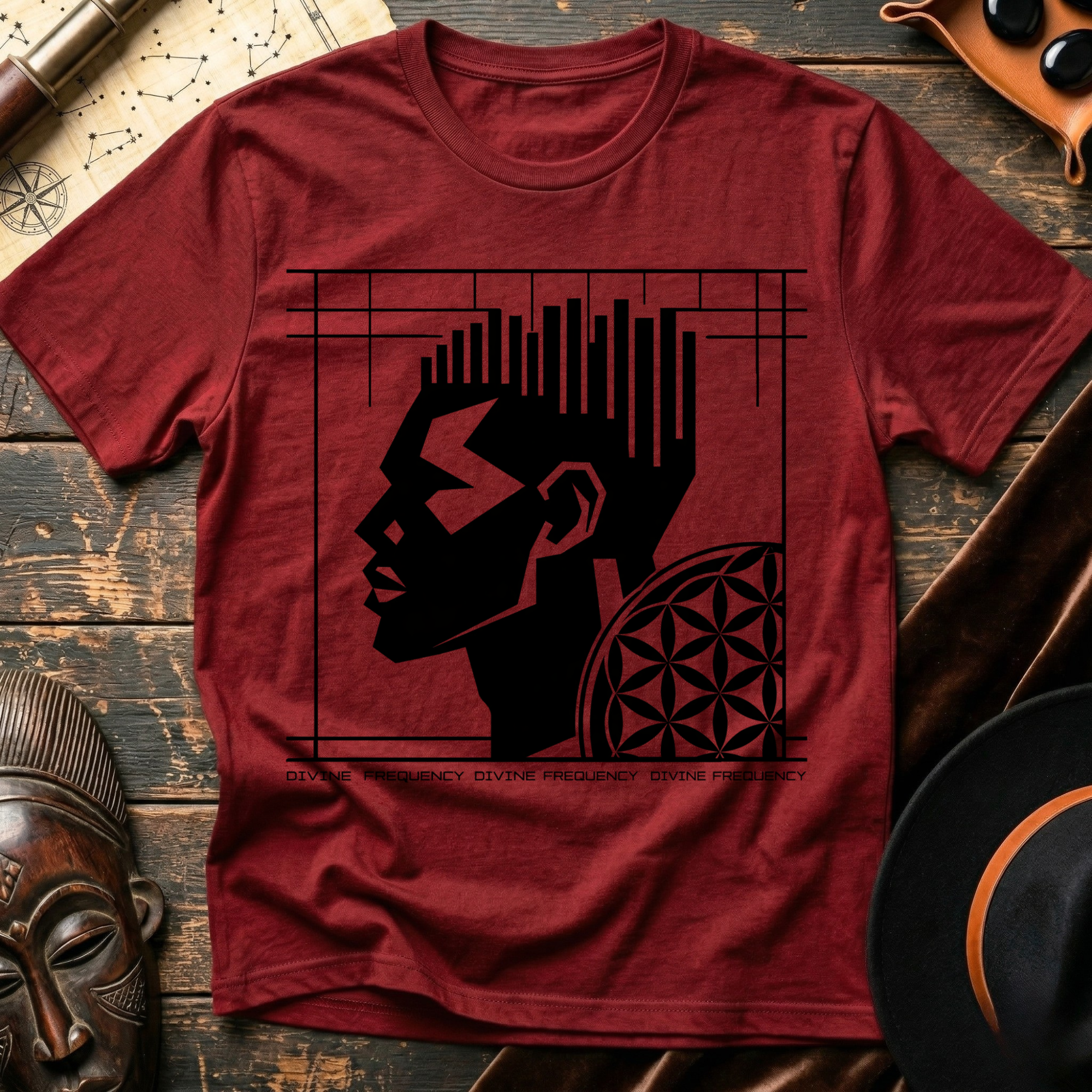 Divine Freq Geometric T-Shirt