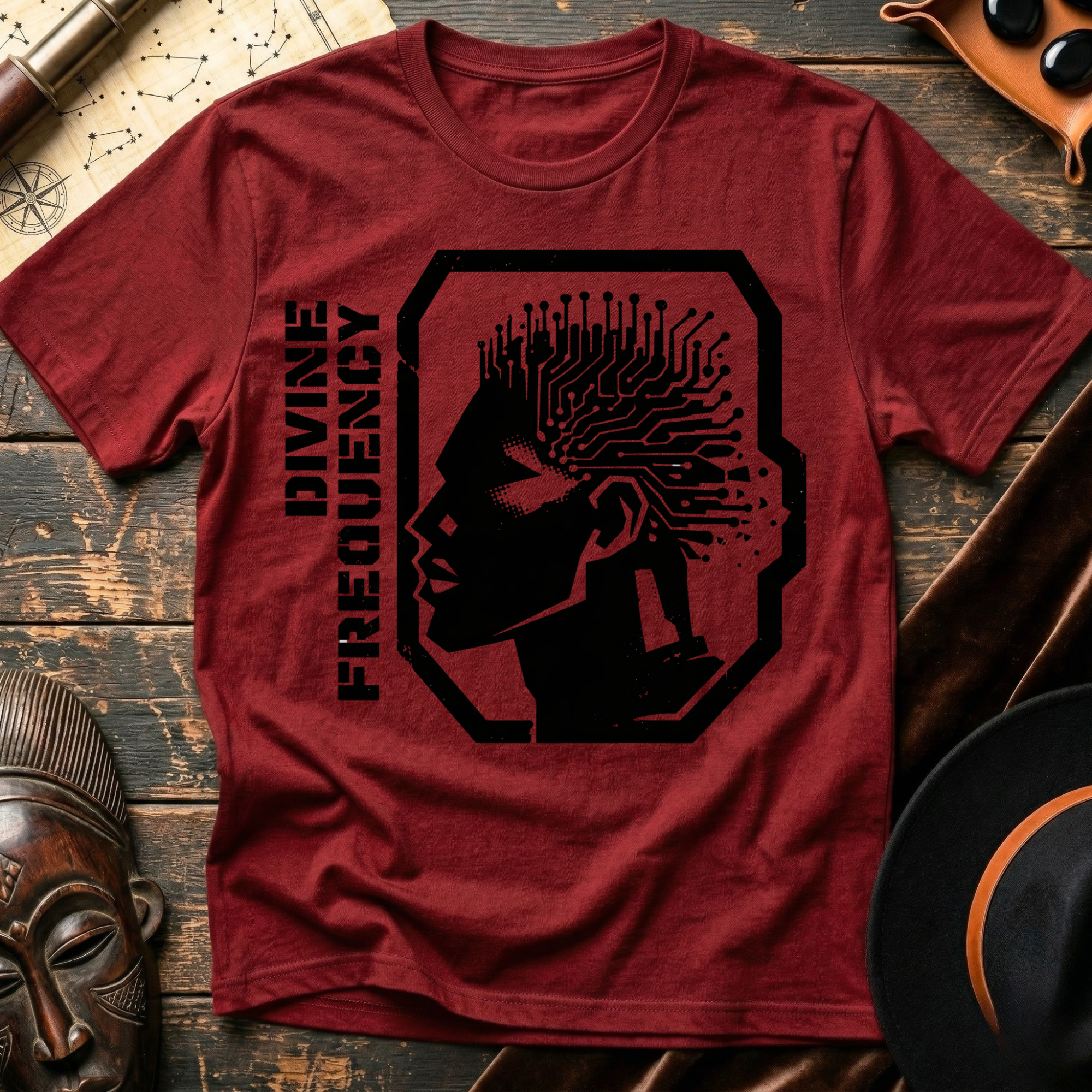 Divine Freq Silhouette T-Shirt