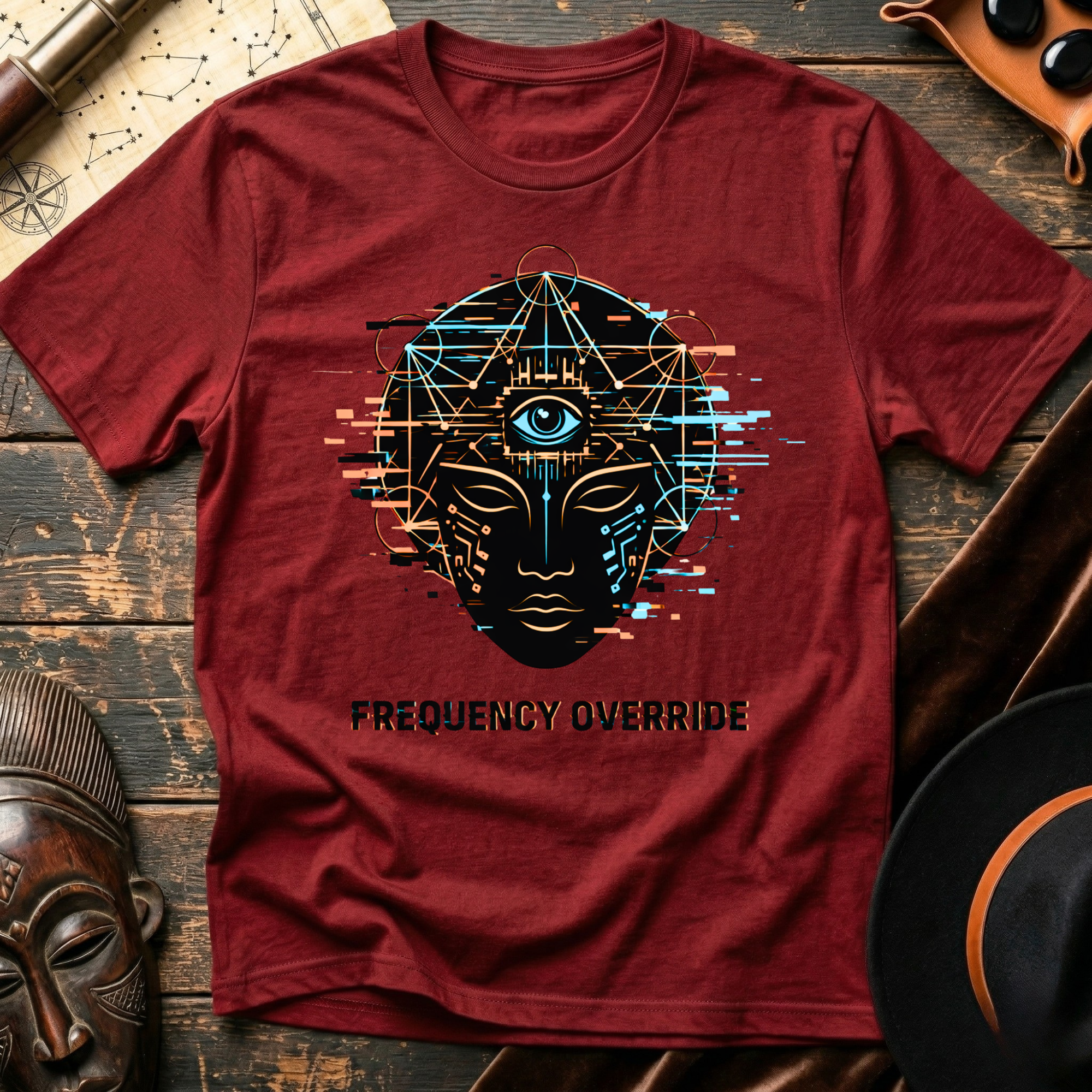 Frequency Override Mask T-Shirt