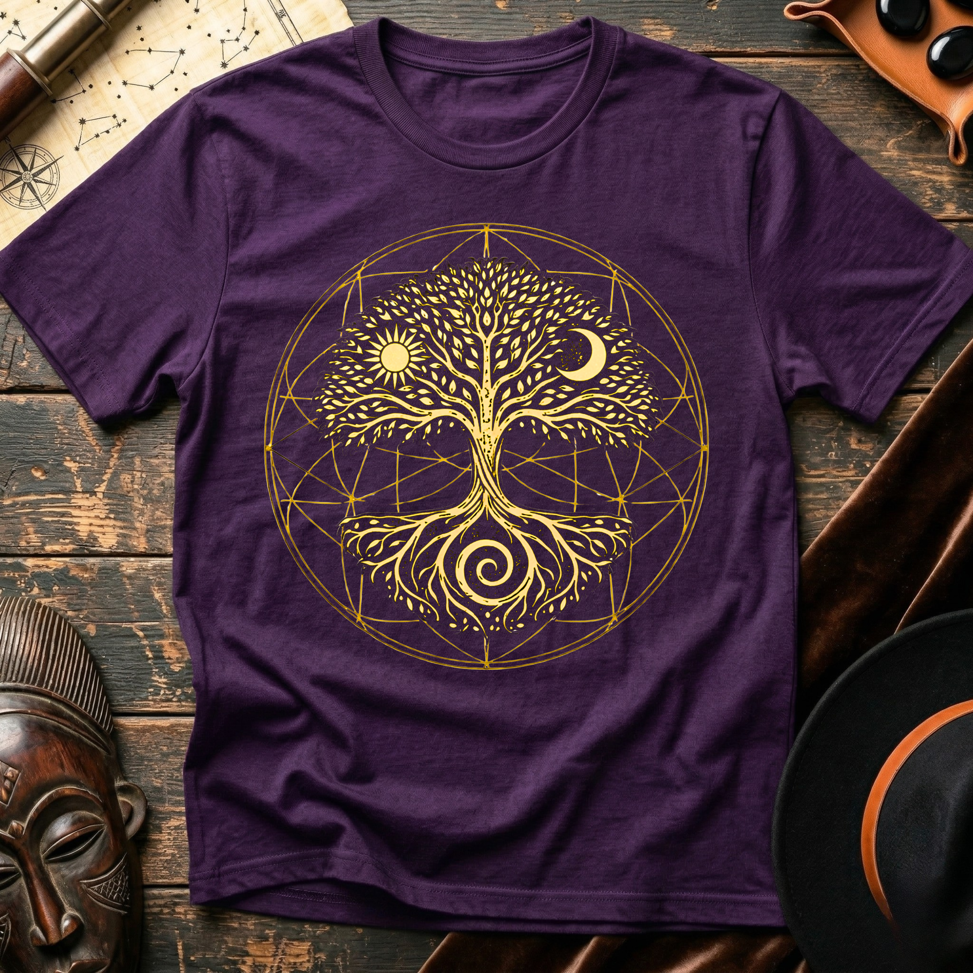 Root, Sun, Moon, Tree T-Shirt